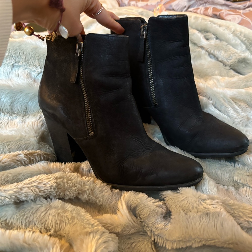 Michael Kors Black Suede Heels